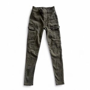American Eagle Super Stretch Skinny Cargo Pants Olive Green 00